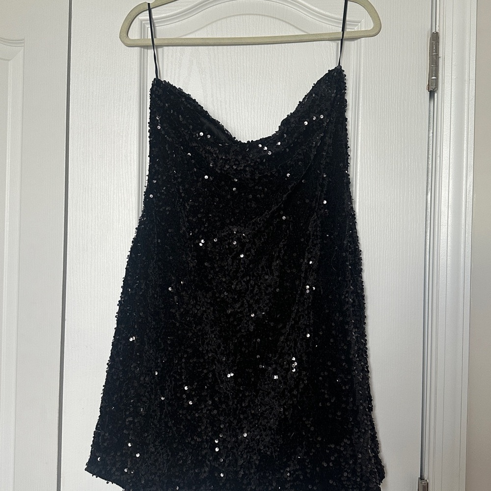 Topshop Elegant Black Evening Dress